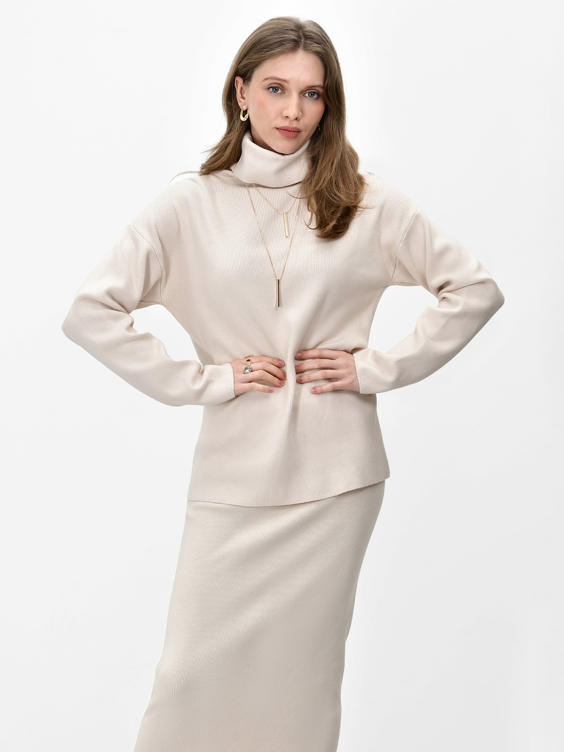 Костюм (02KS свитер+юбка)